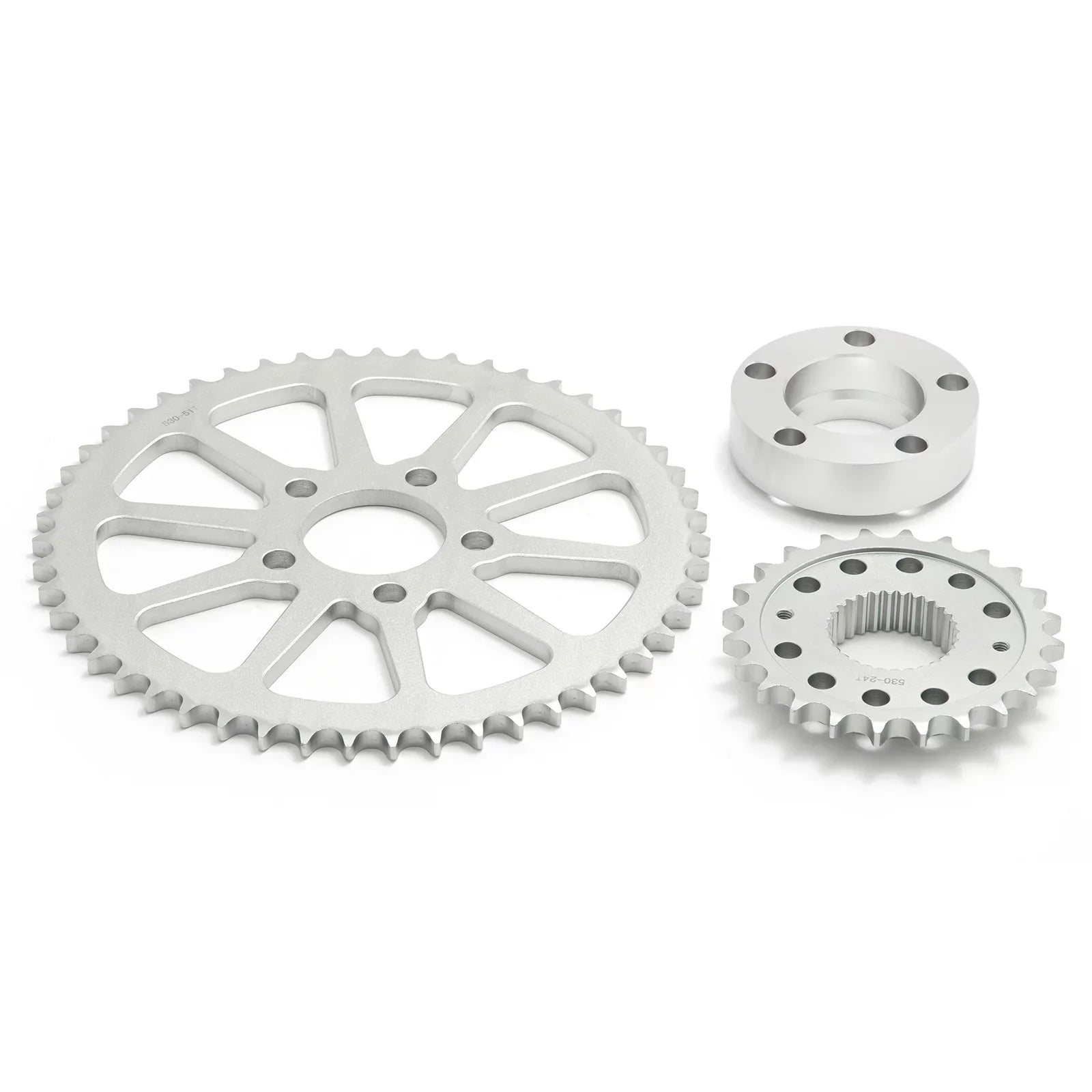 Drive Front Rear Sprocket Conversion Kit for Harley Dyna FXD FXDB FXDF FXDWG