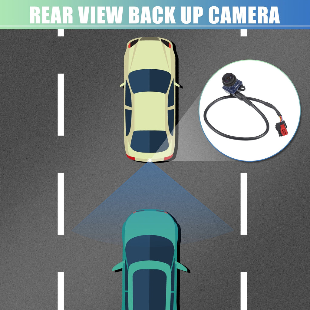 Unique Bargains Car Rear View Camera Car Rear View Backup Camera No.68288201AA for Ram ProMaster 1500 2500 3500 Black