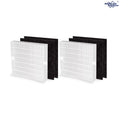 Membrane Solutions AP-1512HH Filter, Part# 3304899, Compatible with Coway Air Purifiers with Carbon Pre Filters, 2 Pack