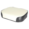 Seat Cushion - Vinyl White/Black fits International 706 1066 806 1456 2706 Hydro 100 766 1256 756 1206 966 1566 686 1568 656 856 1468 544 826 1466