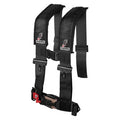 Dragonfire Racing 4-Point H-Style Safety Harness w/Adjustable Sternum Clip 3" Passenger Side Black for Can-Am Maverick 1000 Turbo 2016-2017
