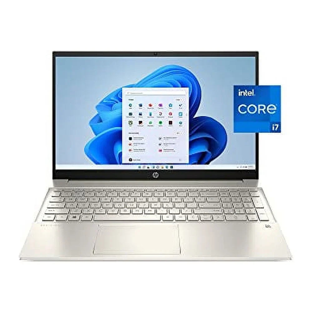 2022 HP Pavilion 15.6" FHD Touchdisplay Laptop 11th Gen Intel Core i7-1165G7 64GB DDR4 2TB NVMe SSD Iris Xe Graphics HDMI USB-C WiFi-6 Bluetooth Backlit Keyboard Windows 11 Pro w/ RATZK 32GB USB