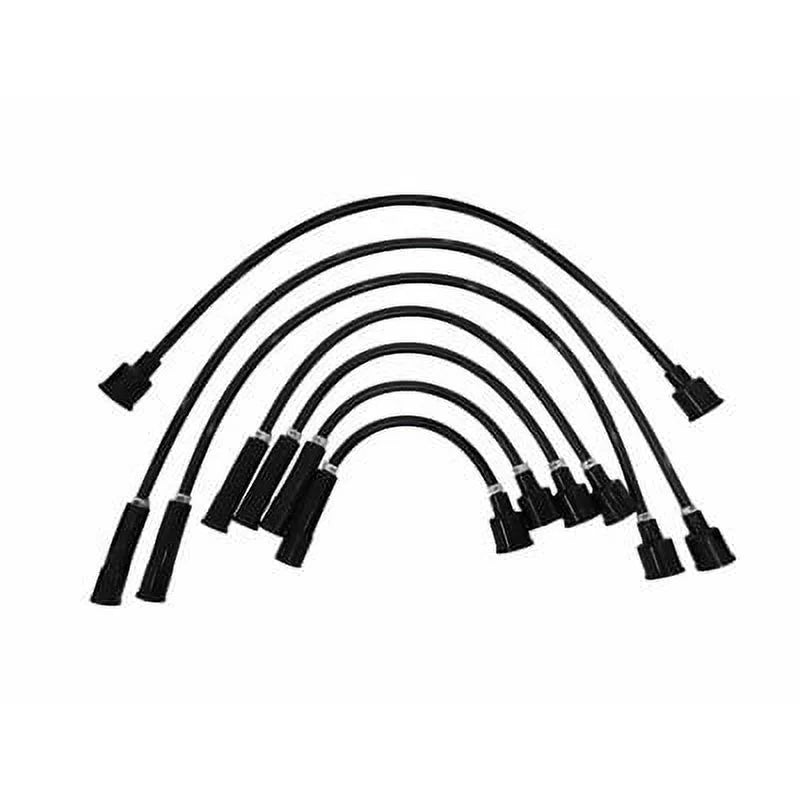 Scott Drake C4DZ-12259-BK8 6-Cylinder 8mm Ignition Wires Black