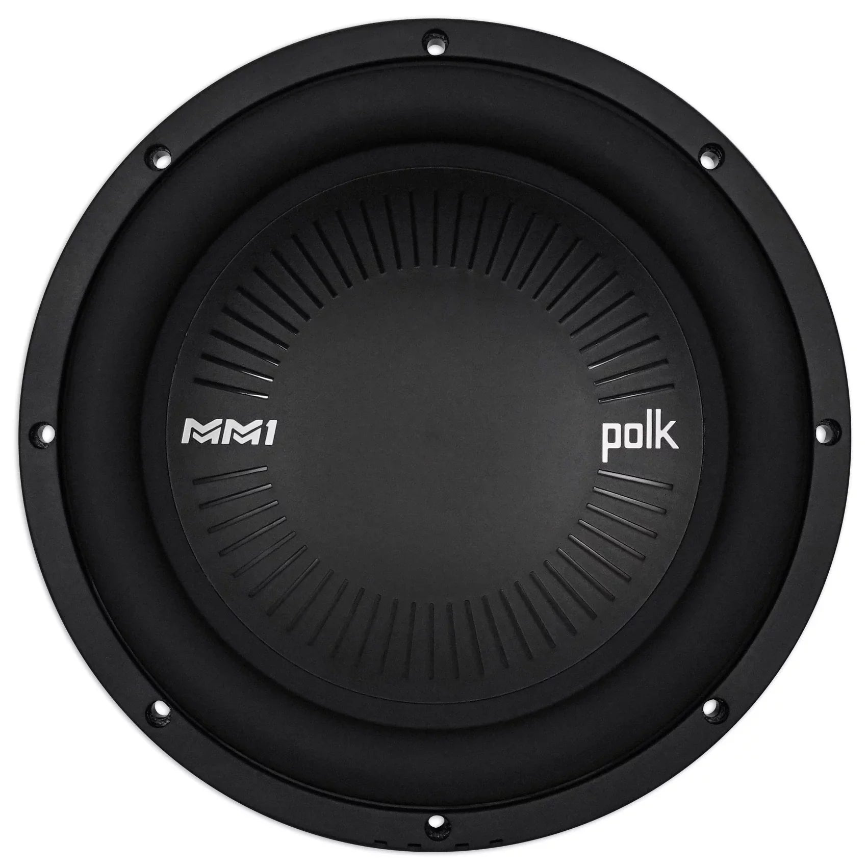 (2) Polk Audio MM1042DVC 10” 2400w Subwoofers+Sealed Sub Box Enclosure+Rockmat