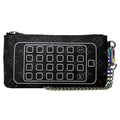 Pre-Owned Louis Vuitton Pouch Fragment iPhone Black Gray Rainbow Monogram Eclipse Flash M64433 UB1137 LOUIS VUITTON Hiroshi Fujiwara Collaboration (Good)