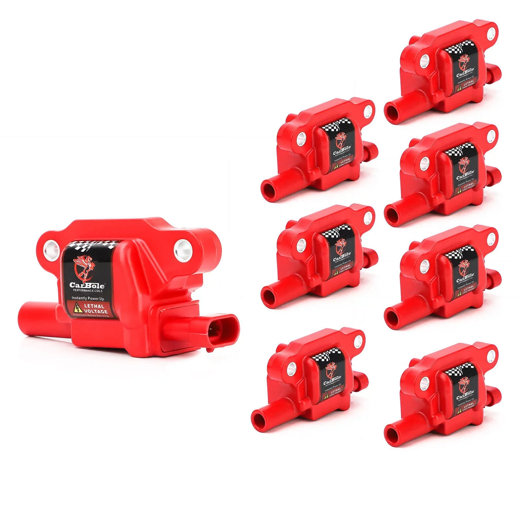 8 Pack Ignition Coil & Spark Plug Wire UF413 for Chevy Silverado 1500 Tahoe GMC Fits select: 2011 ,2013 CHEVROLET SILVERADO K1500 LT