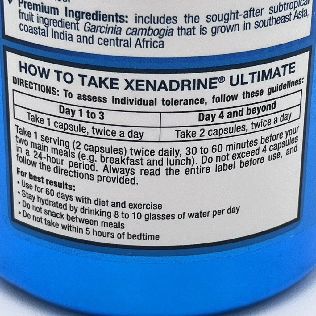 Xenadrine Weight Loss Dietary Supplement 120 Capsules