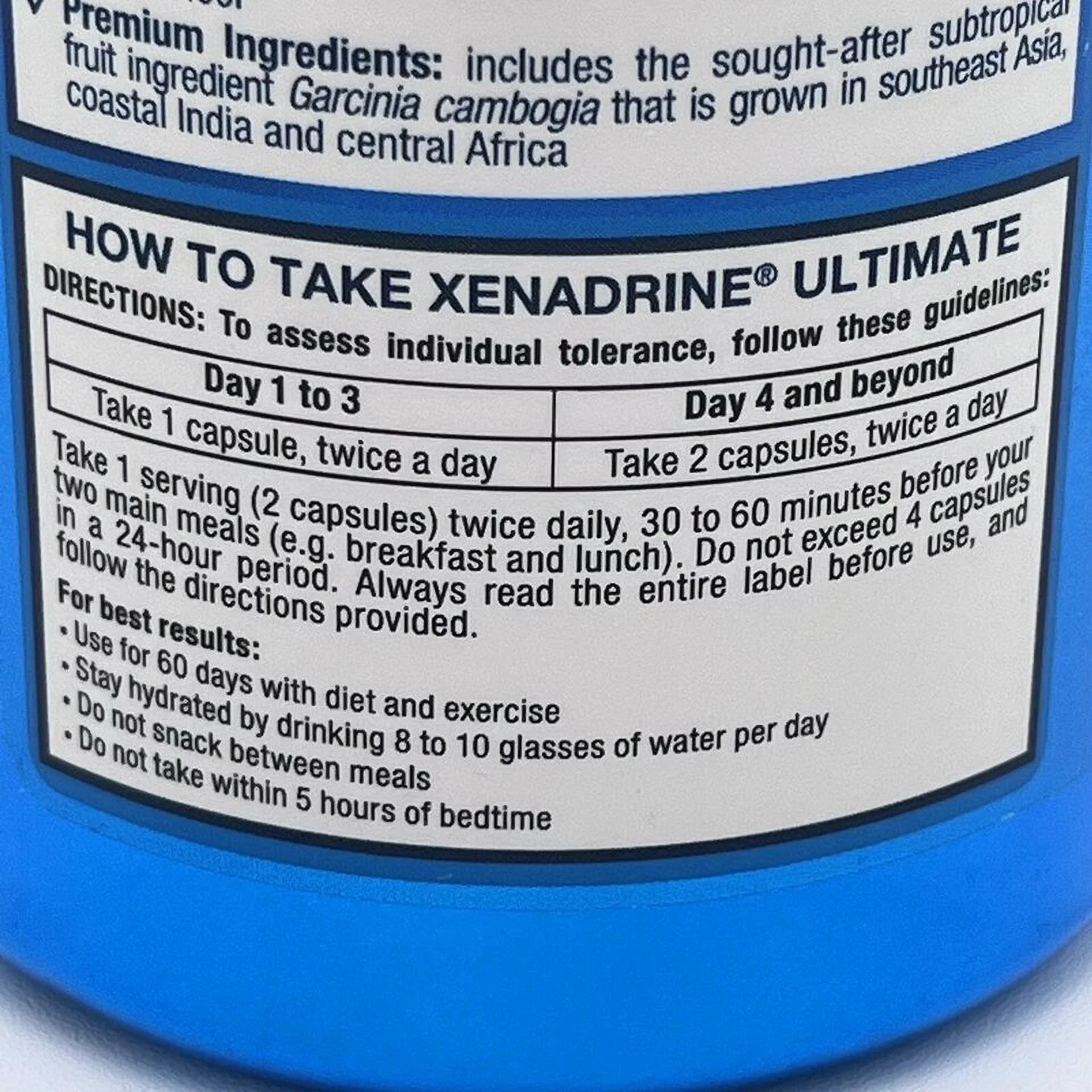 Xenadrine Weight Loss Dietary Supplement 120 Capsules