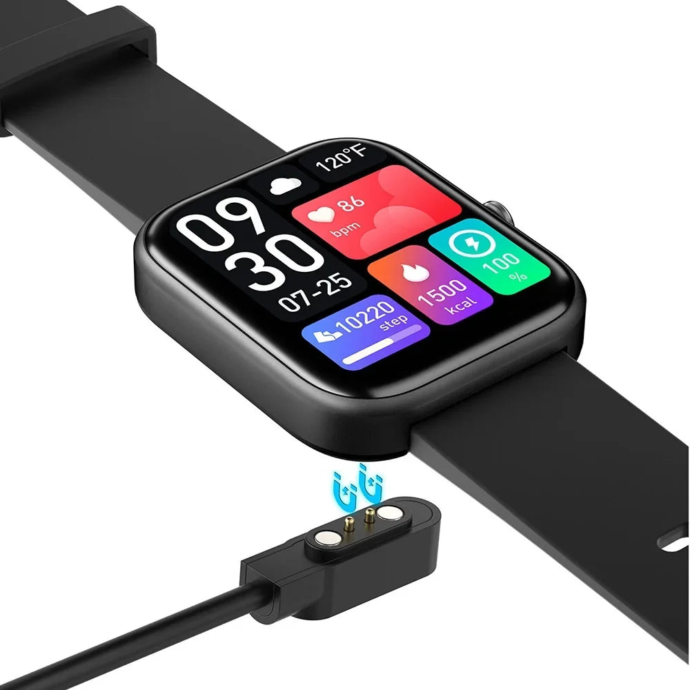 GTS5 Smart Watch Blood Pressure Fitness Tracker Women Men for Android and iOS Black