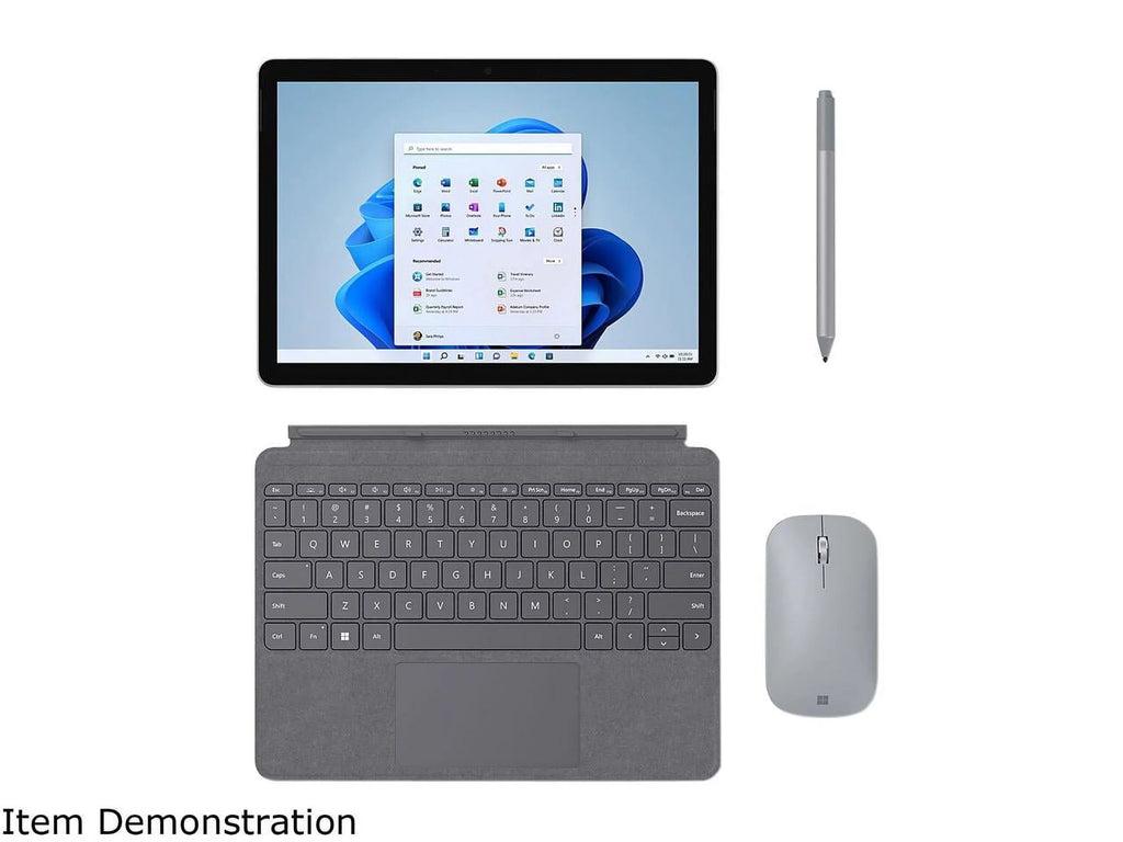 Microsoft Surface Go 3 10.5" Pixel Sense Display, 10 Point Multi-Touch, Intel Core i3-10100Y, 8GB RAM, 128GB SSD, PLatitudeinum, Windows 11, 8VC-00001