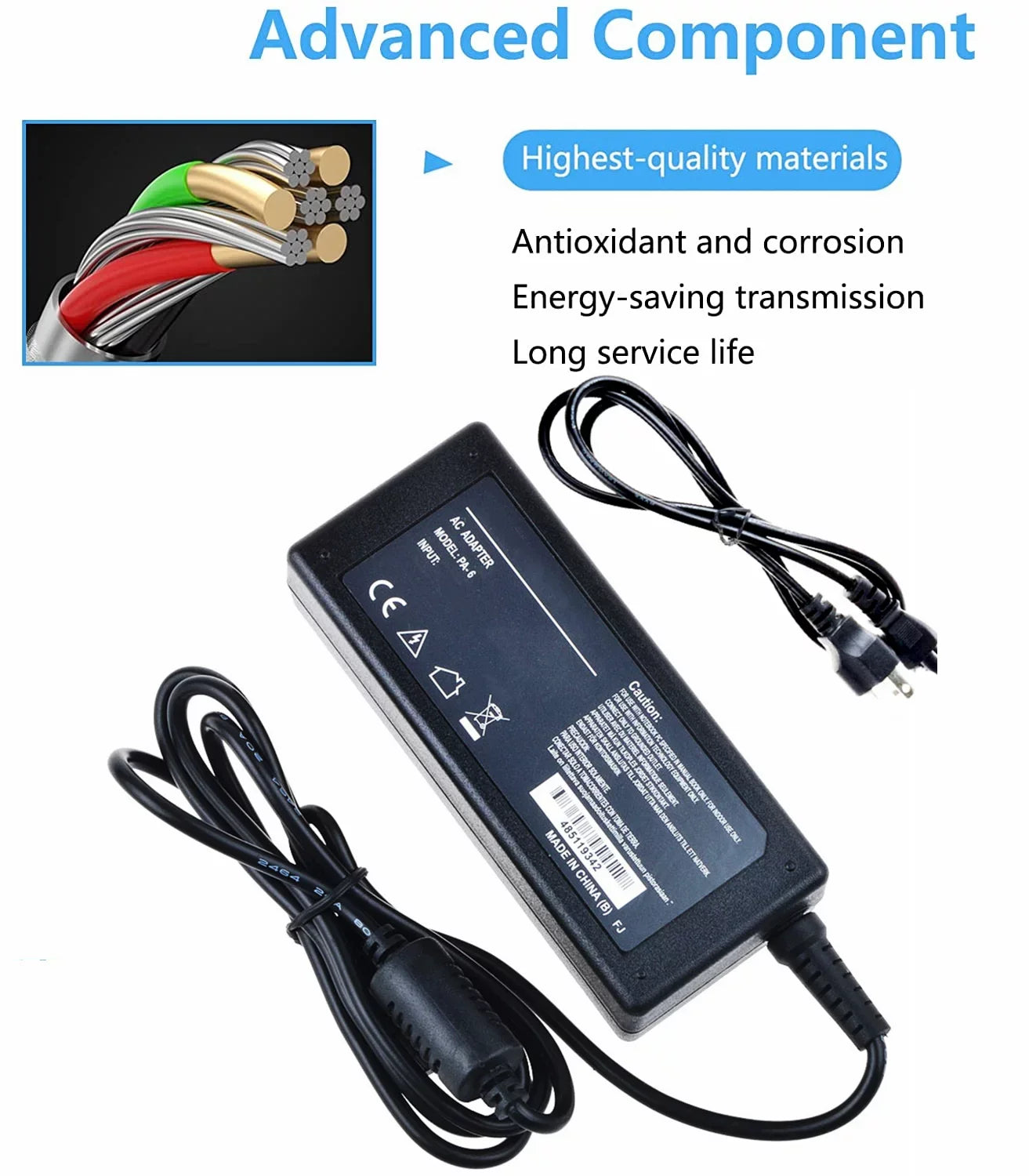 KONKIN BOO Compatible AC / DC Adapter Replacement for LaCie 9000493U d2 Thunderbolt 2 USB 3.0 4TB Desktop Srorage External Hard Disk Drive HDD HD Power Supply Cord Cable Charger Mains PSU