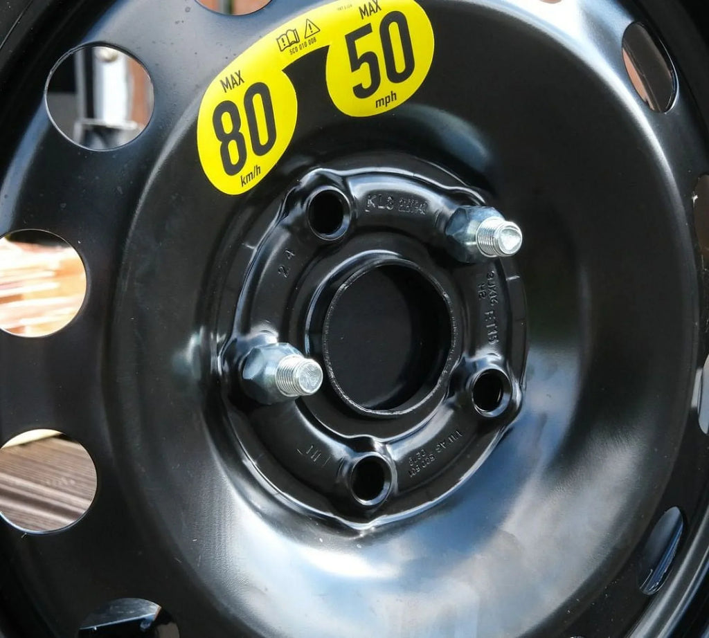 Stake Pocket Spare Tire Carrier for Utility Trailer w/ D-Ring - Trailer Spare Tire Mount Holder - Fits 4, 5, 6 & 8 Lugs Wheels on 4", 4.25", 4.75", 5", 5.5" & 6.5" Bolt Patterns