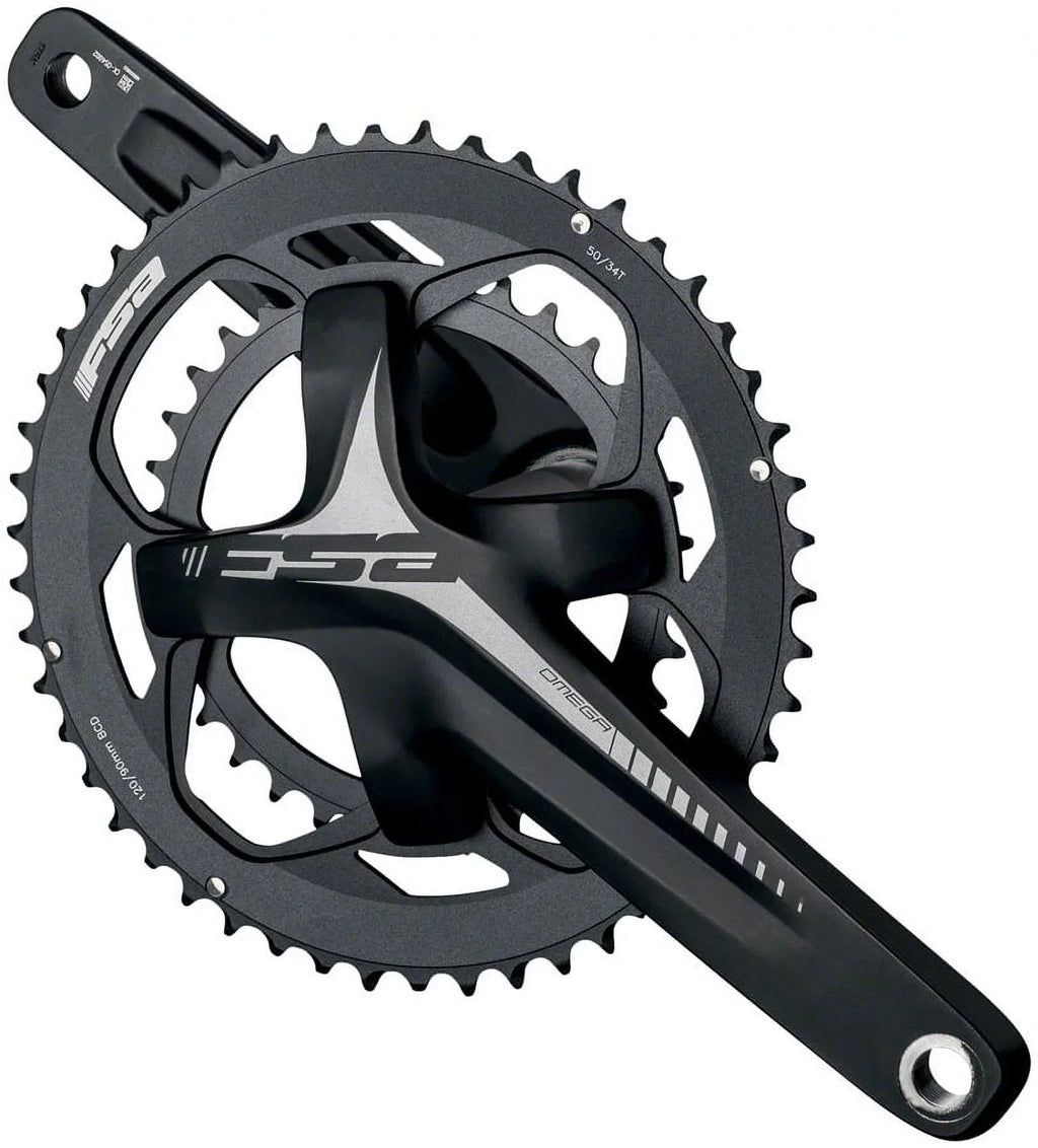 FSA Omega AGX Crankset 170mm 10/11-Speed 30/46T 120/90mm BCD 386 EVO