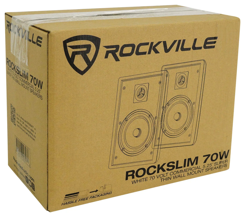 6-Zone Amplifier+4 JBL Pendant+6 Slim White Wall Speakers 4 Restaurant/Bar/Cafe