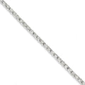 14k White Gold Diamond Tennis Bracelet. Carat Wt- 2ct