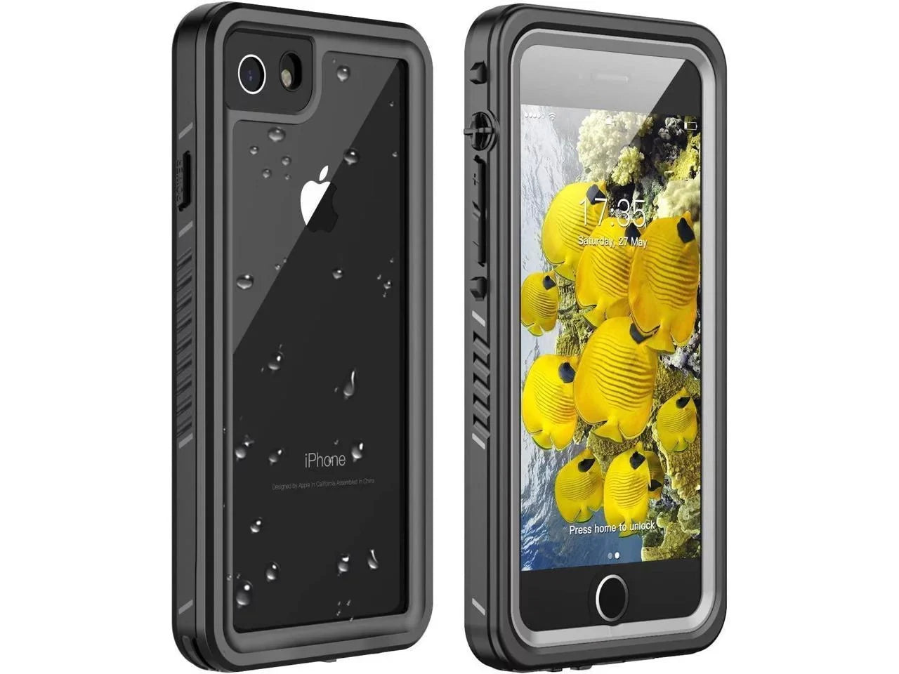 iPhone SE 2022 Case / iPhone SE 2020 Case / iPhone 7 8 Case Waterproof with Built-in Screen Protector, Shockproof Protective Cover