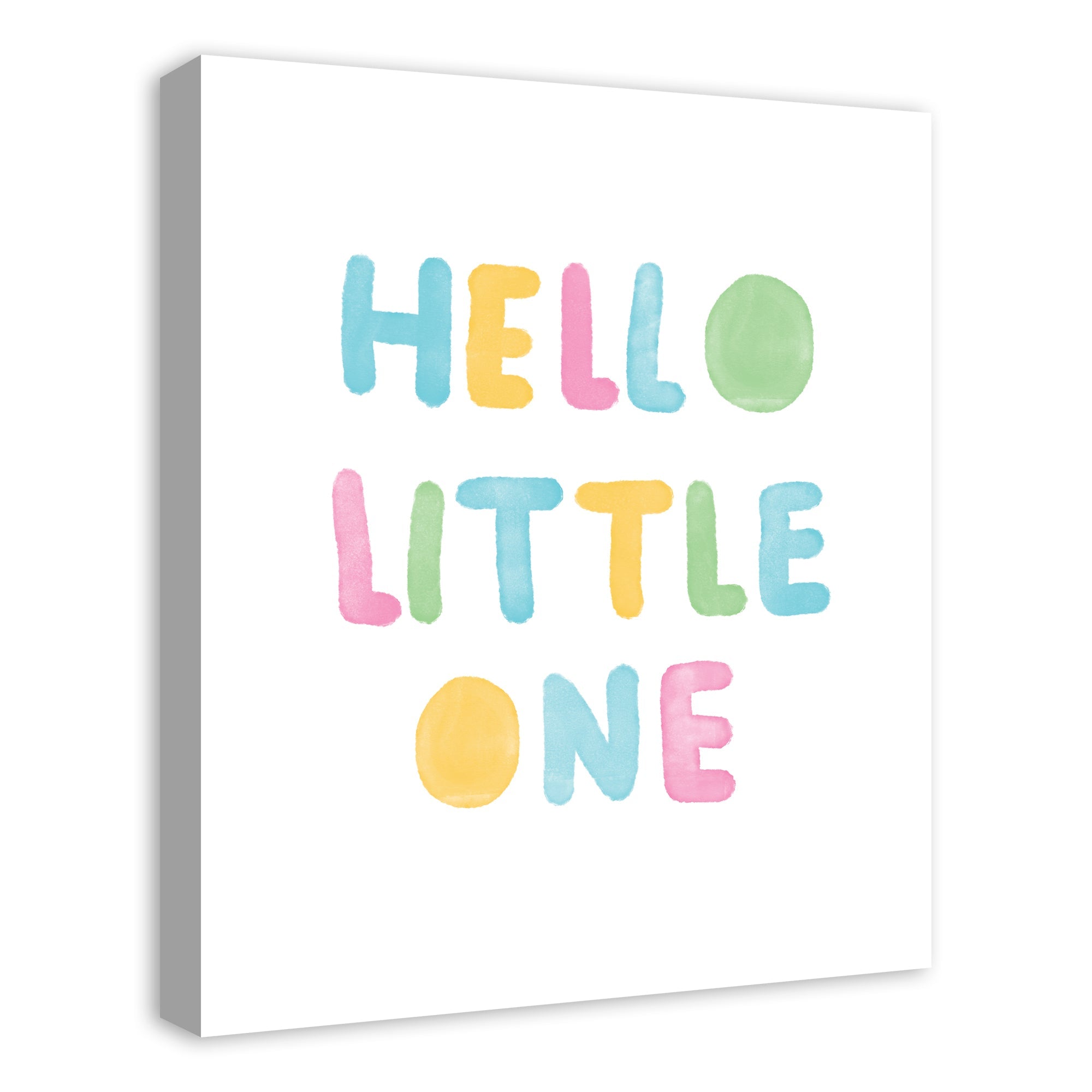 Creative Products Hello Little One Colorful 20x24 Canvas Wall Art