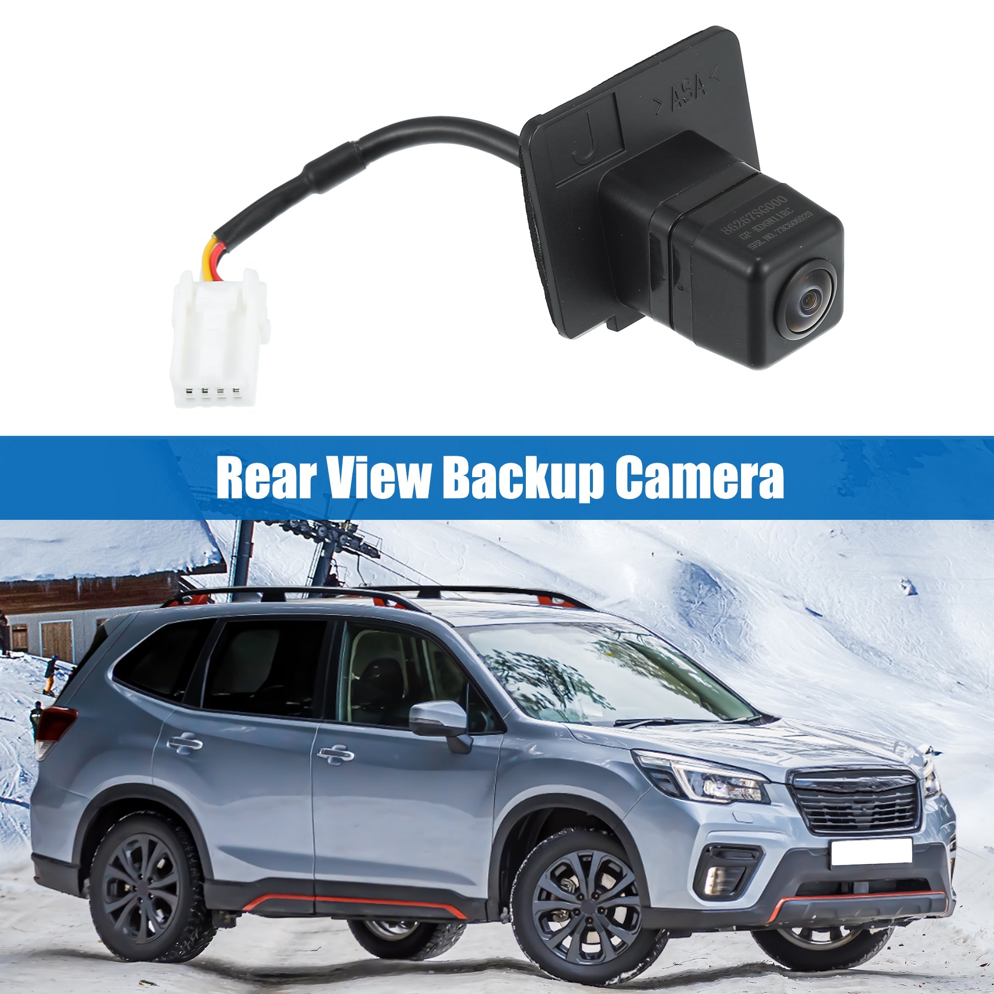 Rear View Back Up Camera Wide Angle Park Assist Reverse Camera for Subaru Forester 14-16 No.86267SG000