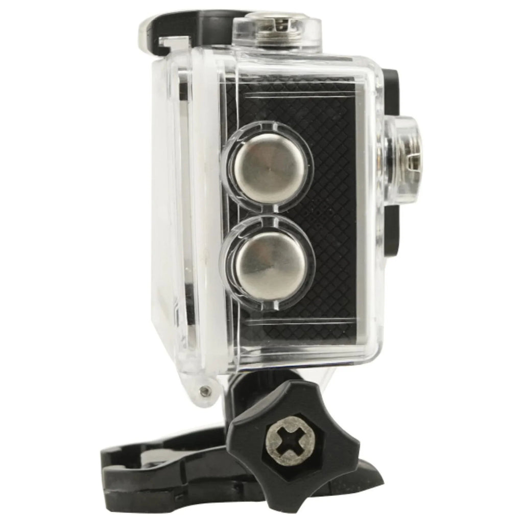 Record Every Adventure with Our Waterproof WiFi Action Camera - 1080P Video, Crystal Clear Sound, and Long-Lasting Silver Case Included