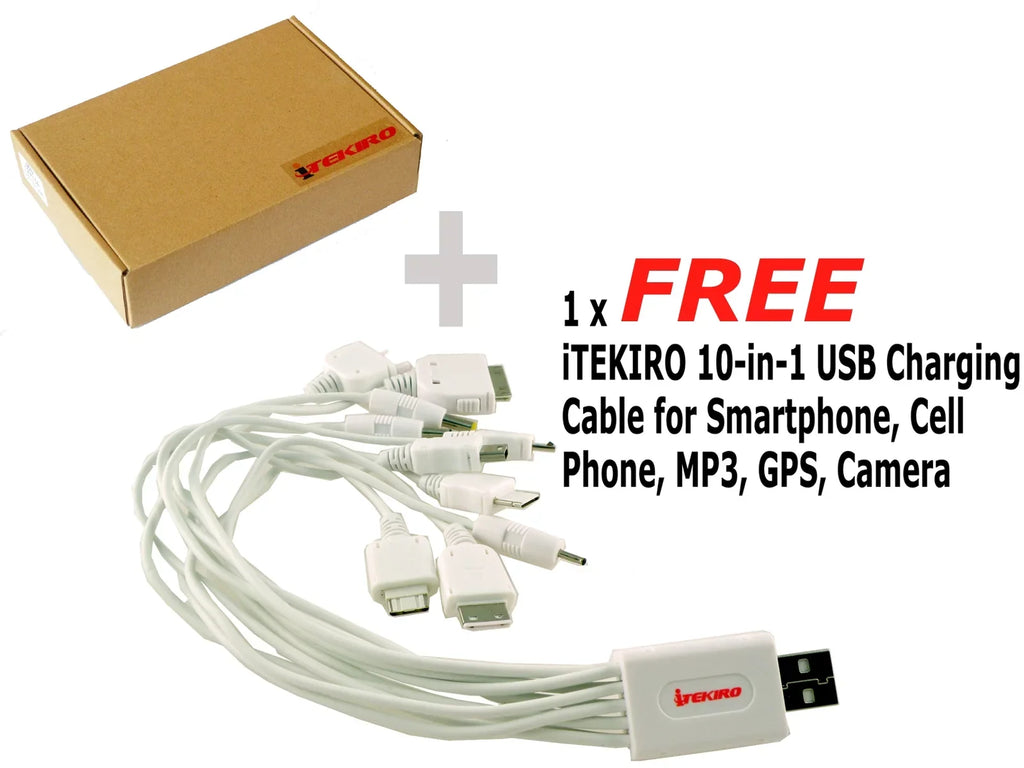 iTEKIRO 65W AC Adapter for Lenovo Ideapad 110 80T7002NCF, 110 80T7002PCF, 110-15ACL 80TJ 15.6", 110 80TJ002CUS, 110 80TJ002EUS, 110 80TR0004US, 110 80TR0005US, 110 80V70000US