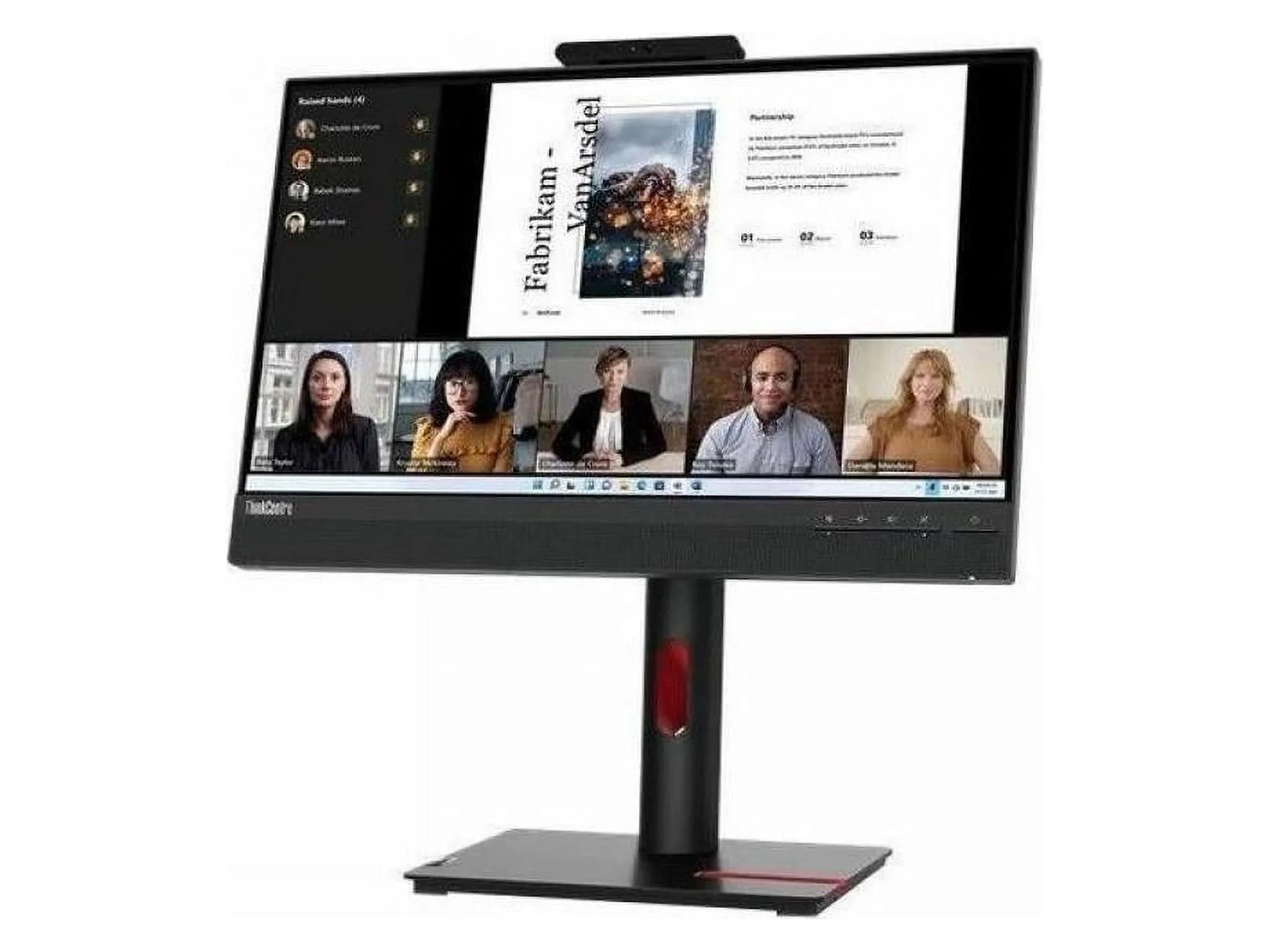 Lenovo ThinkCentre Tiny-In-One 22 Gen 5 21.5" Webcam Full HD LED Monitor - 16:9 - Black - 22" Class - In-plane Switching (IPS) Technology - WLED Backlight - 1920 x 1080 - 16.7 Million Colors - 250 ...