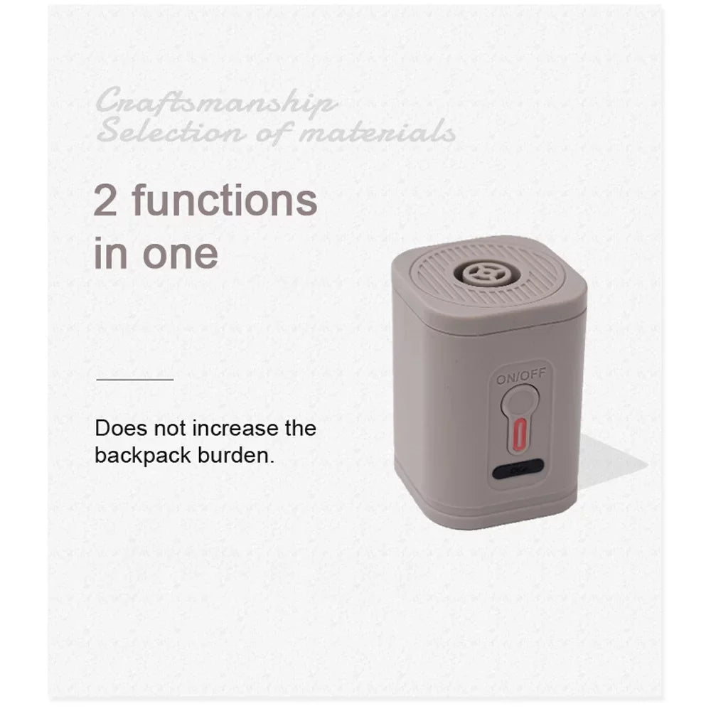 Tickas Multifunctional Portable Cordless Electric InfLatitudeor Dual-use Outdoor InfLatitudeable and Pump Mattress InfLatitudeor Pump