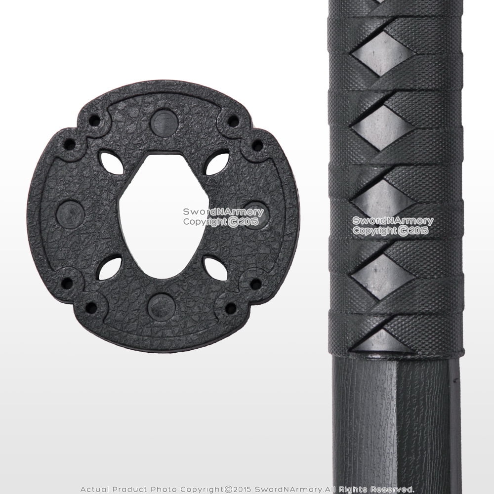 39" Black Polypropylene Kendo Practice Tool Training Samurai Katana Sword