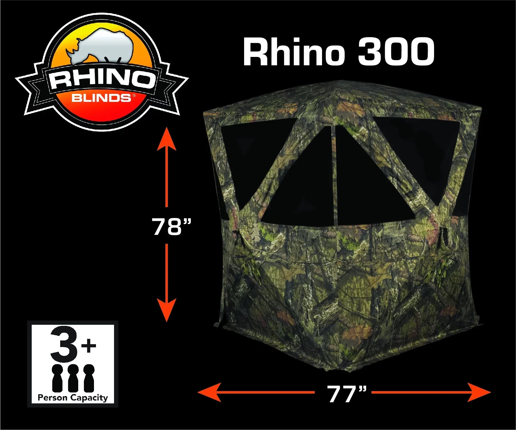 Rhino Blinds R-300 Hunting Ground Blind