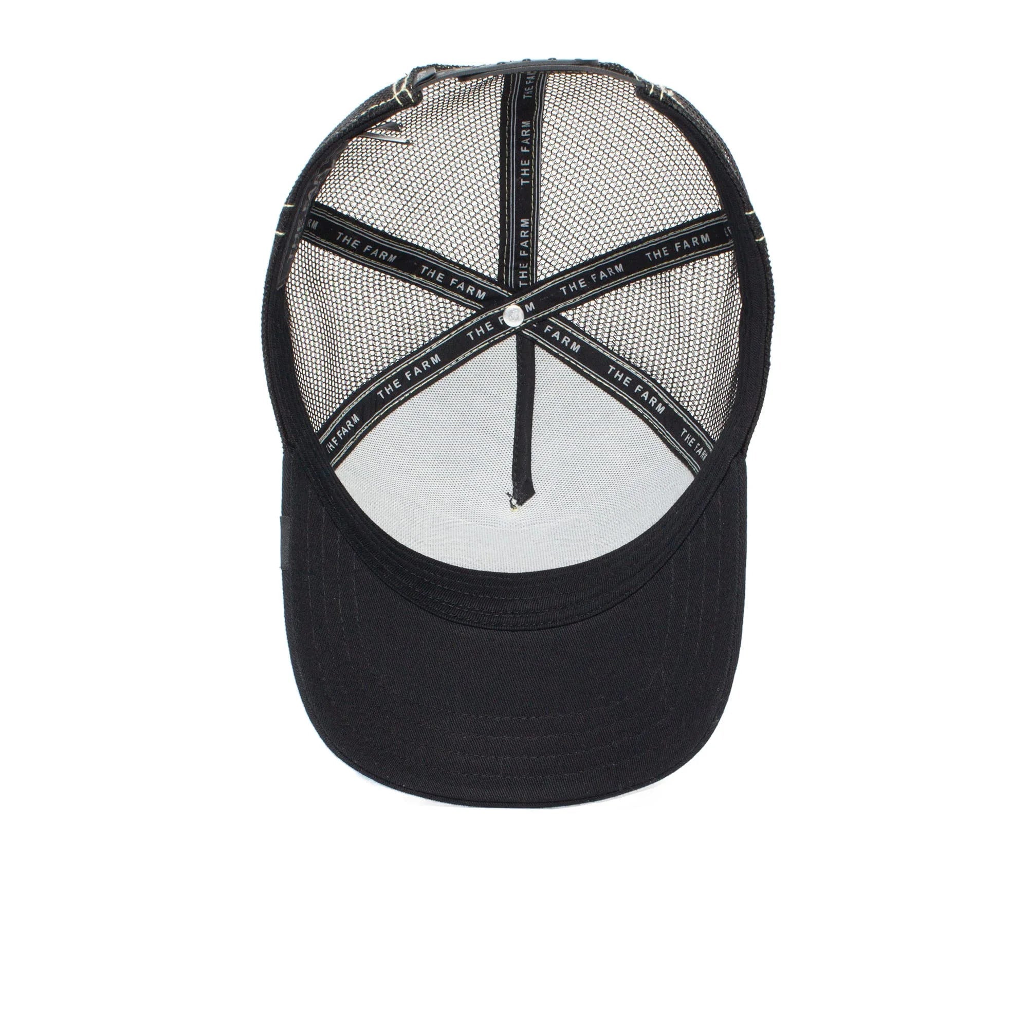 Goorin Bros. The Farm Unisex Original Adjustable Snapback Trucker Hat, Black (Queen Bee), One Size