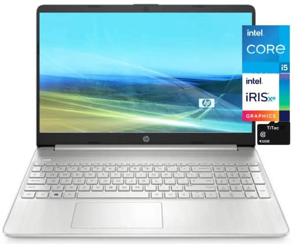 2021 HP 15.6 Inch Full HD 1080P Business Laptop, 11th Gen Intel Quad-Core i5-1135G7, 8GB DDR4 RAM, 512GB PCIe SSD, Iris Xe Graphics, USB-C, HDMI, Wi-Fi, Windows + TiTac Card, Silver, RAM | 15 i5