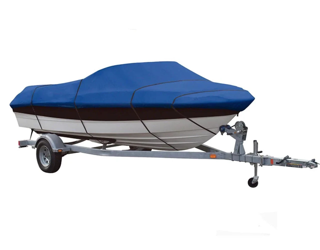BLUE, GREAT QUALITY BOAT COVER Compatible for ALUMACRAFT Pro 175