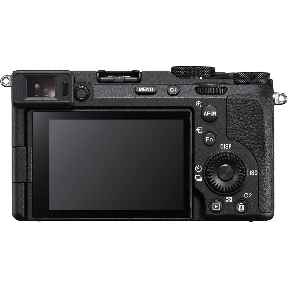 Sony a7C II Full Frame Mirrorless Camera Body with 28-60mm F4-5.6 Lens Black ILCE-7CM2L/B Bundle with Deco Gear Photography Bag Case + Extra Battery + Charger + Tripod + Software Kit & Accessories