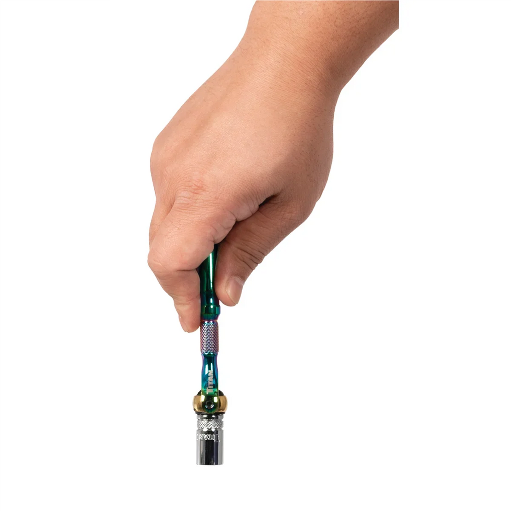 Titan 1/4 in. Drive Titanium Swivel Head Micro Ratchet
