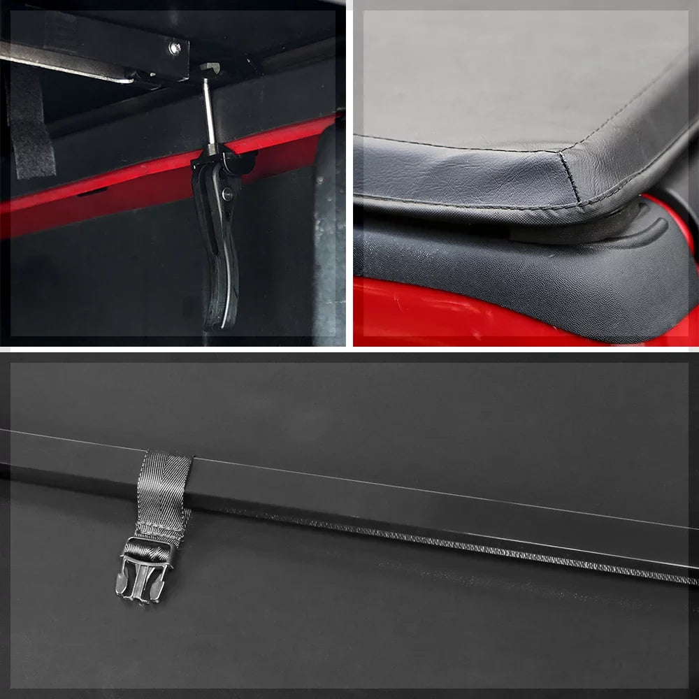 Short Bed Tonneau Cover 6.5Ft Soft Tri-Fold Fleetside for 02-09 Ram 1500/2500 Fits select: 2006-2008 DODGE RAM 1500, 2003-2009 DODGE RAM 2500