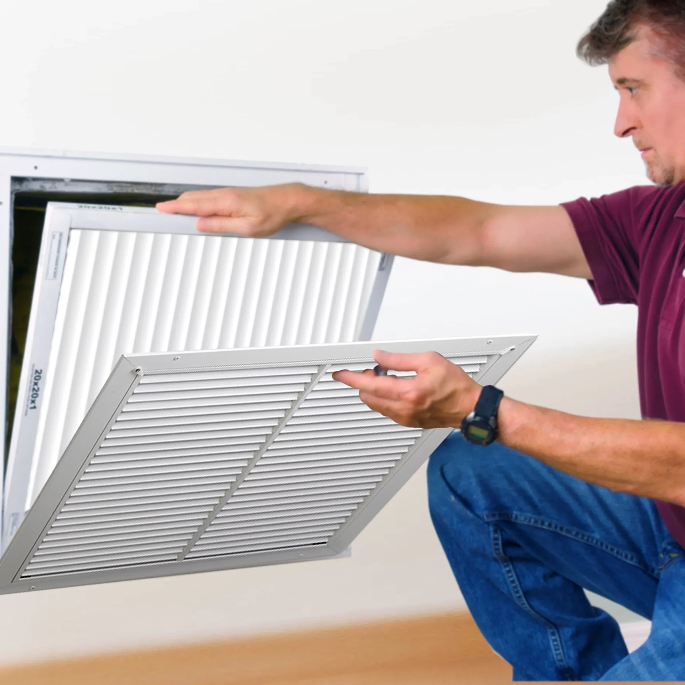 Honeywell 14x24x1 MERV 12 Pleated HVAC Furnace Air Filter- 12 Pack