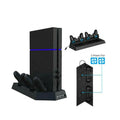 PS4 Cooling Station Vertical Stand with 2 Controller Charging Dock PlayStation 4