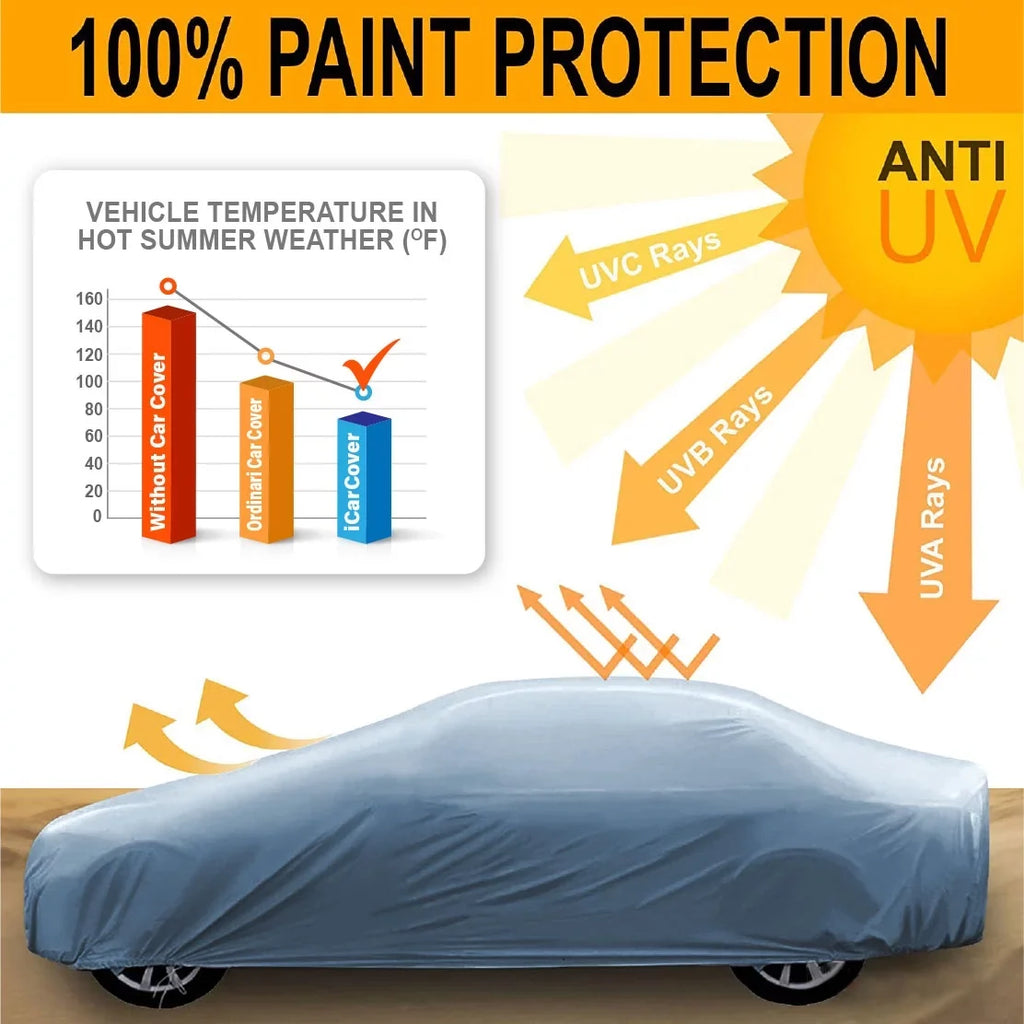 Custom Car Cover Fits: [Oldsmobile Delta 88 4-Door] 1986-1991 Waterproof All-Weather