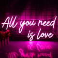 Hello Rosa All Your Need Is Love LED Neon Light Signs USB Power for Home Wedding Party Bar Bedroom Decoration