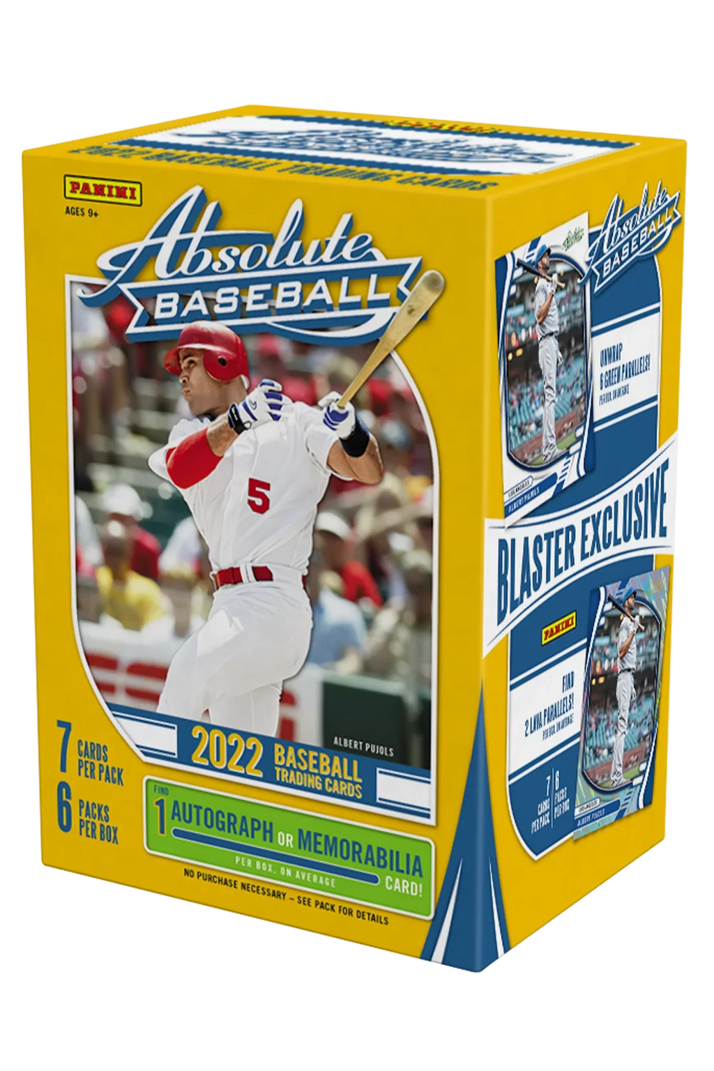 2022 Panini Absolute Baseball Blaster Box Trading Cards