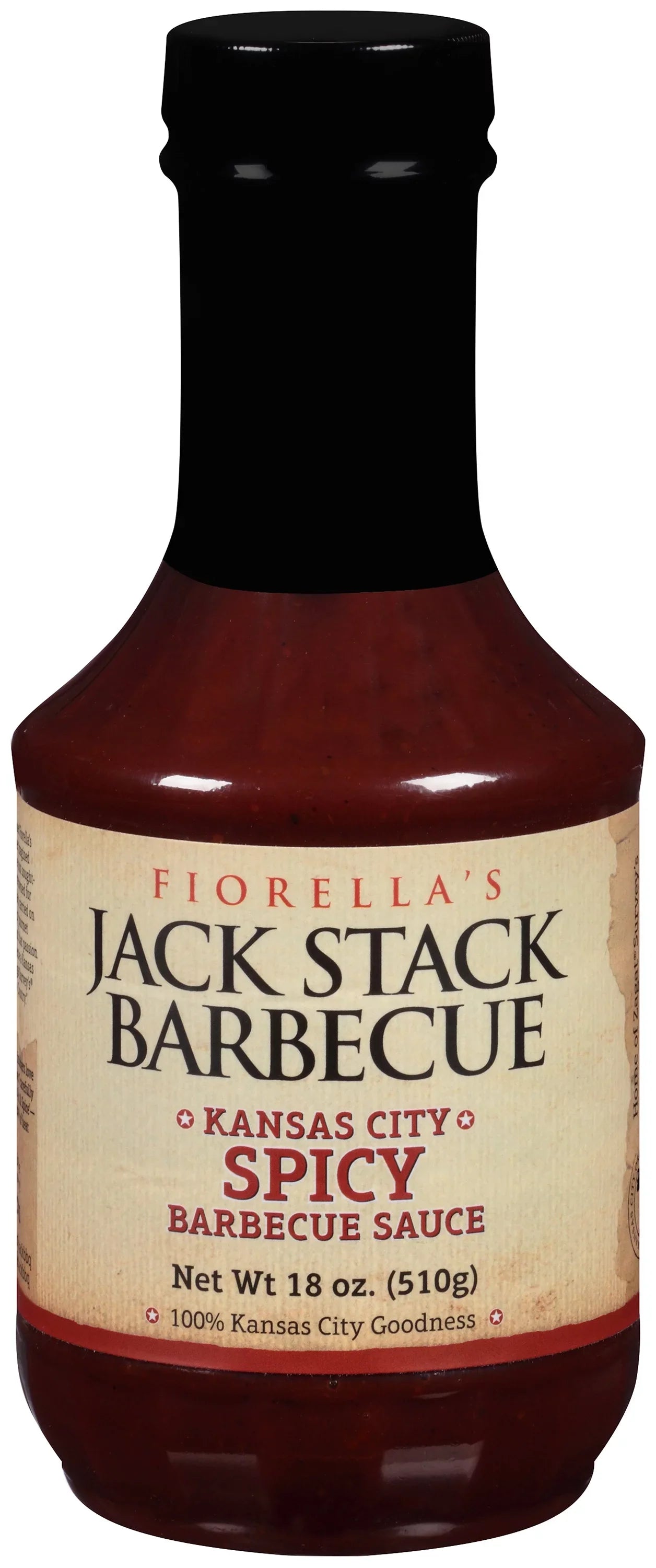 Jack Stack Barbecue Spicy Sauce - Kansas City BBQ Sauce - Spicy Smoked KC BBQ Sauce