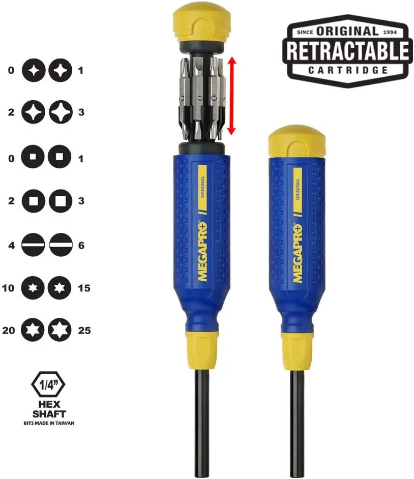 Megapro 151NAS-CS 15-In-1 Original NAS Driver, Blue/Yellow