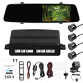 Shinysix Dash Camera,4.3 Inch Screen 4 Reverse Radars Camera 4.3 Inch Dash Camera Rear Dual Camera Dual Camera 4.3 Reverse Radars Rear Inch Screen Support 1080P DVR Dash Radars Rear Dual Reco