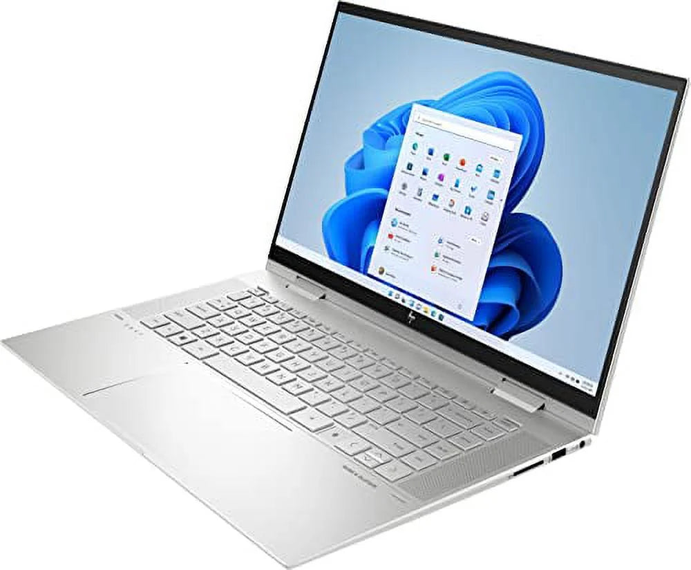 HP 2022 Envy X360 15.6" FHD IPS Touchdisplay 2-in-1 Laptop 12th Intel Core i7-1260P 12-Core Iris Xe Graphics 16GB DDR4 1TB SSD Thunderbolt 4 WiFi 6 Backlit KB FP Reader Win 11 Home w/ RATZK 32GB USB
