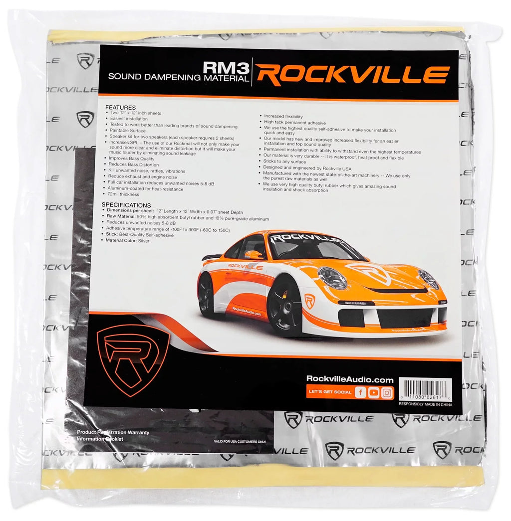 (2) Polk Audio DB572 5x7" 225w Car Audio ATV/Motorcycle/Boat Speakers + Rockmat
