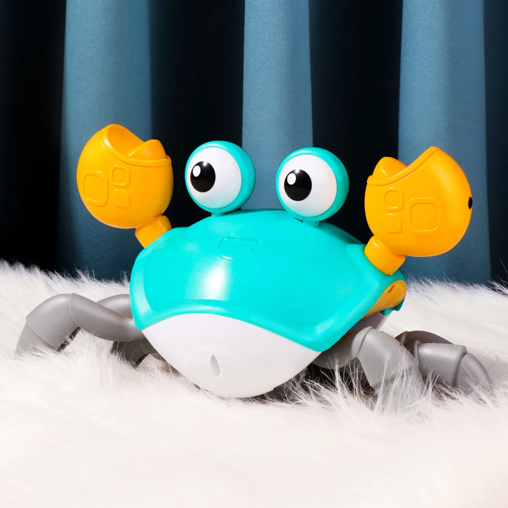 Adonis Colorful And Cool Baby Toys Infant Crawling Crab: Tummy Time Toy Gifts For Kids And 36 Months Toddlers For Learning Crawl, Walking & Music Development Interactive Birthday Gift