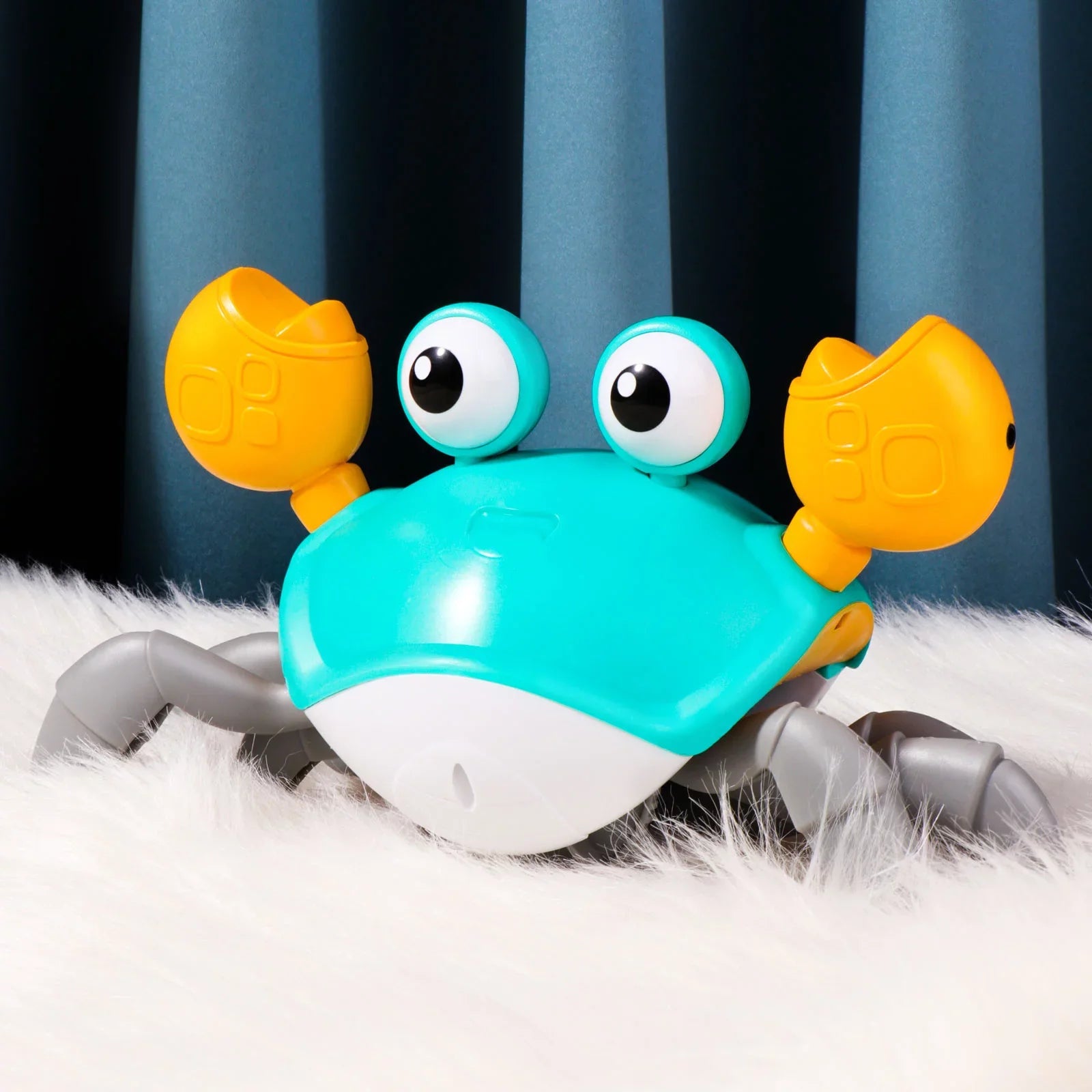 Adonis Colorful And Cool Baby Toys Infant Crawling Crab: Tummy Time Toy Gifts For Kids And 36 Months Toddlers For Learning Crawl, Walking & Music Development Interactive Birthday Gift