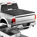 DNA Motoring TTC-HARD-028 For 2009 to 2022 Ram Truck 1500 / 3500 Fleetside 6.5Ft Short Bed Hard Solid Tri -Fold Tonneau Cover