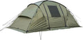 YANPO Glamping Tent with Porch, 2/3/4/5/6 Person Durable Weatherproof Camping Tent, Large Family Tent with Room Divider, Easy Setup Tent with Screen Room