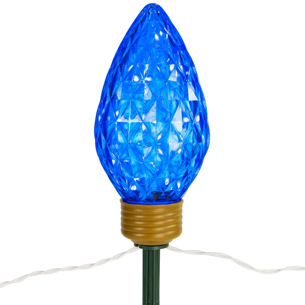 Northlight 3ct LED Lighted Multi-Color C9 Christmas Pathway Marker Lawn Stakes - 3 ft