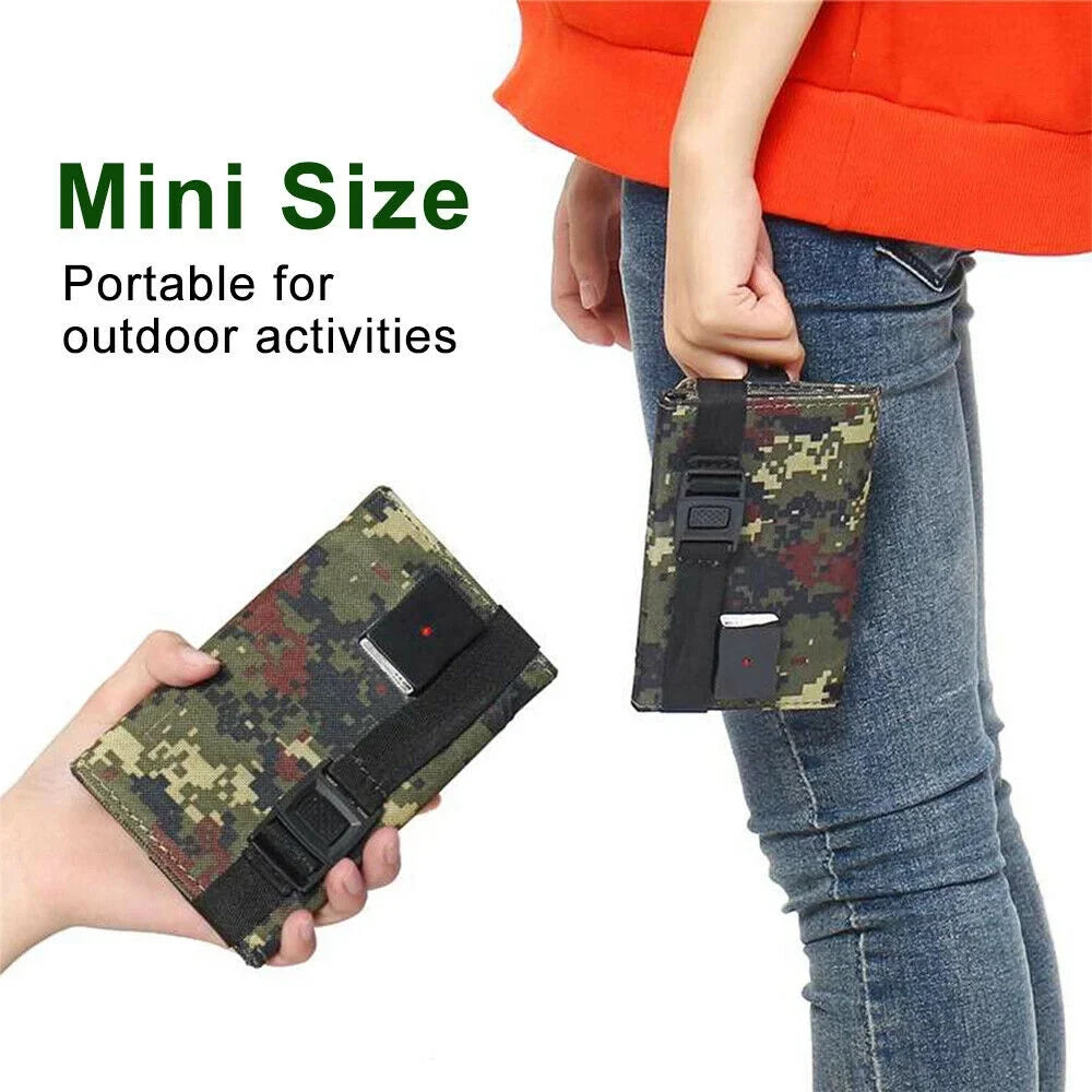 Paddsun 80W USB Solar Panel Folding Power Bank Outdoor Camping Hiking Phone Charger USA